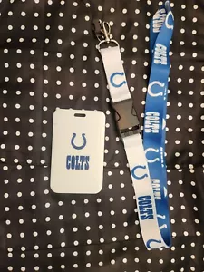 Indianapolis Colts NFL Lanyard Keychain & ID Holder - Picture 1 of 2