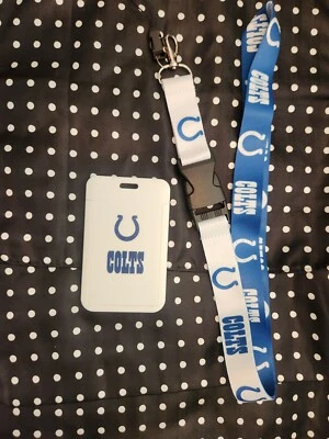 Indianapolis Colts NFL Lanyard Keychain & ID Holder  - Image 1 of 2