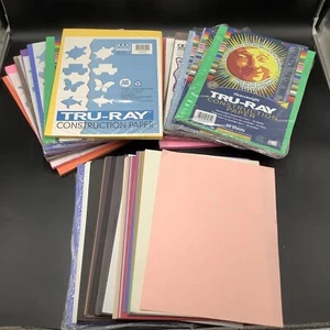 Large Assortment Of Tru-Ray Construction Paper *TEACHER SPECIAL* - Picture 1 of 4