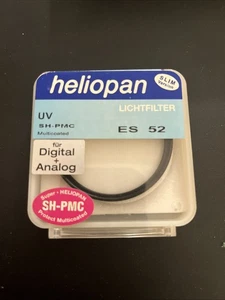 Heliopan 52mm Polfilter Slim ES52 UV SH-PMC Multi coated Digital & Analog New - Picture 1 of 2