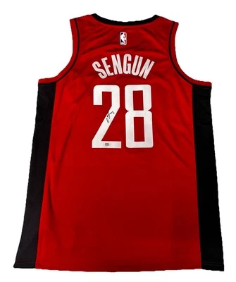 ALPEREN SENGUN signed autographed HOUSTON ROCKETS Jersey w/ COA PSA DNA AO78471 - Image 1 of 3