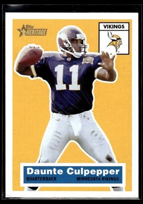 2001 Topps Heritage Daunte Culpepper Minnesota Vikings #23 - Image 1 of 2