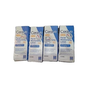 CeraVe AM Feuchtigkeitslotion für das Gesicht LSF 30 - 3 FL. OZ. / 89 ml je 4er Pack - Bild 1 von 2