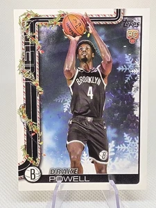 2025-26 Topps Holiday - Drake Powell #H182 (RC) - Foto 1 di 2