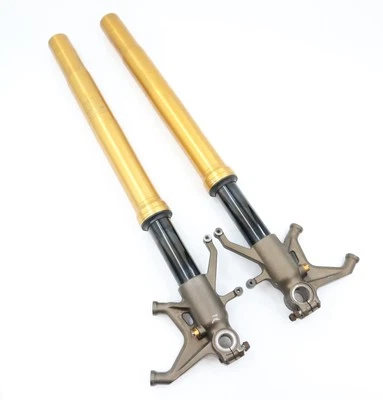 04 05 2004 2005 Kawasaki Ninja Zx10r Horquillas Delanteras Tubo Amortiguadores Juego de Suspensión D48 Foto 1 de 4