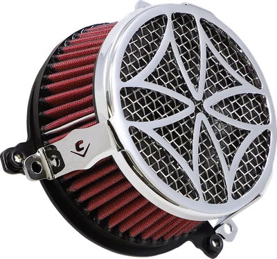 Kit de filtro de aire COBRA 606-0102-02-SB - cromo 08-17 Harley Fat Bob FXDF Foto 1 de 4