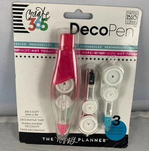 CREATE 365 DECO PEN WITH 3 CARTIDGES - RESCHEDULED - NOT TODAY- & * - Picture 1 of 3