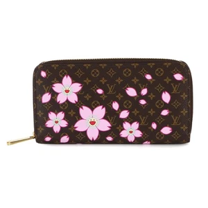 LOUIS VUITTON LV x TM Zippy Wallet Sakura Brown M13433 Purse 90296711 - Picture 1 of 10