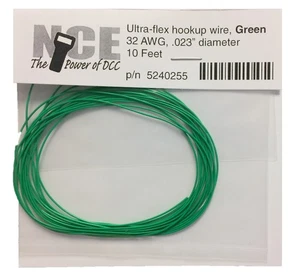 Cable ultra flexible NCE 0255 HO Strand 10' 32 AWG verde - Imagen 1 de 1