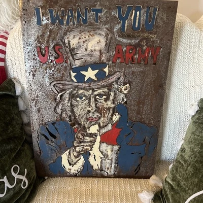 Raro Tío Sam "Te Quiero" De Colección Heavy Metal Foto 1 de 4