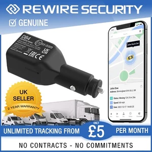 EINFACHE INSTALLATION 12V-24V STROMAUSGANG GPS TRACKER AUTO VAN FLOTTE LIVE TRACKING DB4 - Bild 1 von 9