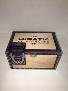 JFR Lunatic El Chiquito handgefertigte leere Zigarrenkiste Humidor aus Holz mit Verschluss - Bild 1 von 12