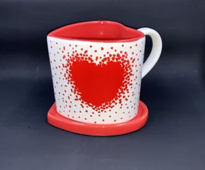 Taza y posavasos de cerámica en forma de corazón Avon - Imagen 1 de 17