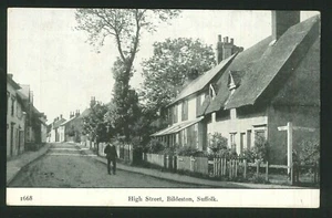 Postcard - High Street,Bildeston ,Suffolk -1918 - Picture 1 of 1
