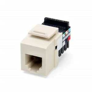 Leviton 41106-RA6 6P6C Voice Grade QuickPort Stecker, Mandel - Bild 1 von 1