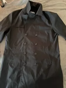 Michael Kors British Market Double Breasted Raincoat/New/Tags/Size L Men's/Grey - Picture 1 of 3