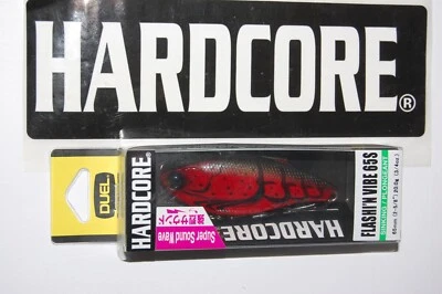 yo zuri duel hardcore 65s flashi'n vibe 2 5/8" 3/4 oz rojo pez cangrejo papá r1194-cf Foto 1 de 3