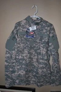 Army Combat Uniform Coat ACU Defender M Flame Resistant Digital Camo Medium Long - Picture 1 of 4