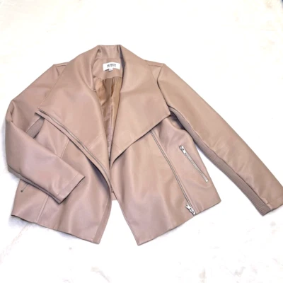 Bb Dakota для Steve Madden шикарный уличная куртка в желтовато-коричневый искусственной веганской кожи szlarge - Изображение 1 из 4