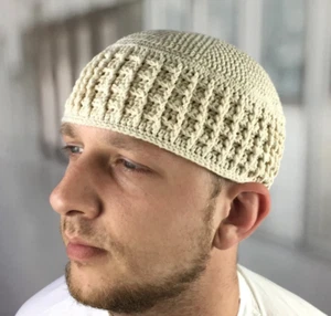 Namaz prayer kufi Muslim accessories Islamic aestetic Umrah Ramadan gift for him - Picture 1 of 17