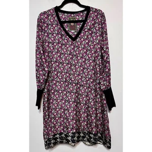 Mini Abito Johnny Was 100% Seta Ditsy Floreale Taglia Small Cottagecore Boho Lusso - Foto 1 di 5