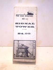 HO FINE SCALE MINIATURES # 30 SIGNAL TOWER INCOMPLETE KIT PARTS RESTORE KIT BASH - Picture 1 of 8