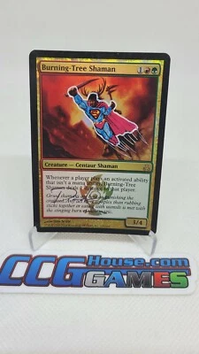 Burning-Tree Shaman FOIL Alter Signed Dan Scott Superman MTG Magic *CCGHouse* - Image 1 of 3
