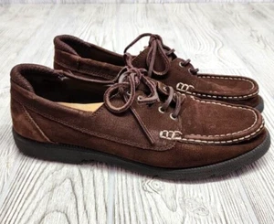 Thom McAn Mens Brown Suede/Leather Shoes Size 11 - Picture 1 of 24