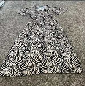 INC International Concepts NWT Maxi Dress With Flutter Sleeves Size Xl - Picture 1 of 5