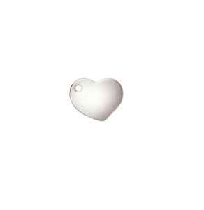 2pcs 925 Sterling Silver Heart Charm 8x10mm Drop Dangle Pendant for Jewelry DIY - Picture 1 of 1