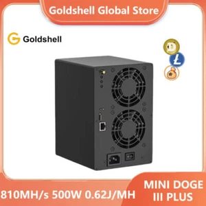 Goldshell Mini DOGE III Plus LTC&Doge Miner 810MH/S 500W LTC&Doge Coin Miner - Bild 1 von 5