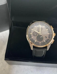 Citizen Attesa BY1004-17X Titanium Eco-Drive Watch Mens Japan Solar Gray Dial - Picture 1 of 3