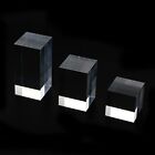Acrylic Display Stand Square Cube Display Nesting Risers Transparent, Pack of...