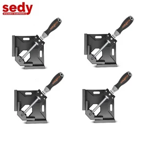 4Pcs 90° Quick Right Angle Clamps Corner Clamps Vise Wood-working Welding Holder - Picture 1 of 11