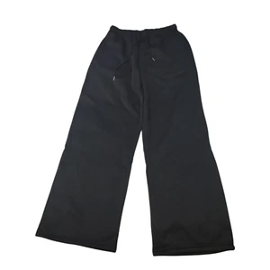 Women's Size L Black Warm Drawstring Pockets Elastic Waist Sweatpants FREE S&H - Picture 1 of 2