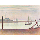 Georges Pierre Seurat The Channel At Gravelines Evening Extra Large Art Poster