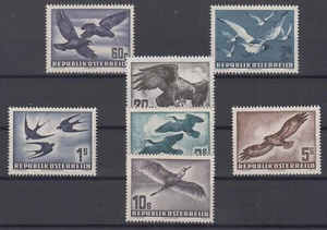 Austria - all birds No. 955 + 956, 968 + No. 984 - 987 mint luxury - Picture 1 of 2