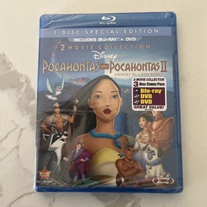 Pocahontas & Pocahontas II (Blu-ray + DVD, 3-Disc Set) NEW & FACTORY SEALED!!! - Picture 1 of 3