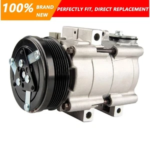 AC Air Compressor For Ford F-150 F-250 350 450 1997-2004 4.2 4.6 5.4L CO101290C - Foto 1 di 3