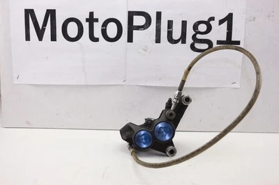 Pinza de freno delantera derecha Yamaha R1 YZFR1 1998-2001 OEM con pastillas línea de freno Foto 1 de 4