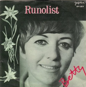 BETTY JURKOVIC RUNOLIST 1967 RECORD YUGOSLAVIA 7" PS - Bild 1 von 4