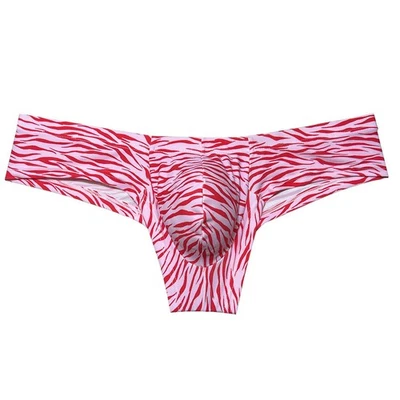 Calzoncillo descarado para hombre ropa interior que mejora sin cordones corte alto bikini calzoncillo estampado floral Foto 1 de 4