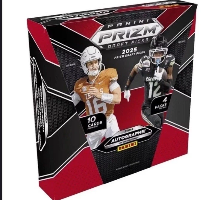 Caixa HOBBY de futebol Panini Prizm Draft Picks 2025 - lacrada de fábrica - Imagem 1 de 1