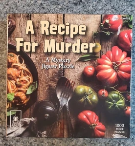 NEW BePuzzled A RECIPE FOR MURDER 1000 piece mystery jigsaw puzzle - Picture 1 of 6