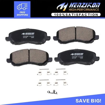 Pastillas de freno delanteras de cerámica aptas para calibre 200 Avenger Stratus Patriot Compass Eclipse` Foto 1 de 4