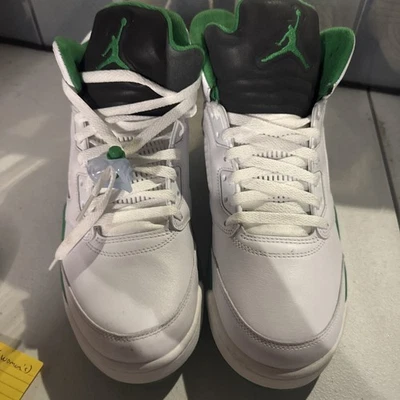 Air Jordan 5 Retro Lucky Green W Talla 12 Hombre’s 10.5 Foto 1 de 4