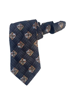 De Colección Omaggio Por Robert Talbott Motivo Floral Diamante Geométrico Mejor Seda Italia Foto 1 de 4