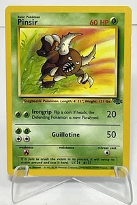Pinsir 1999 Pokemon Non-Holo Rare Jungle Unlimited 25/64 LP - Picture 1 of 10