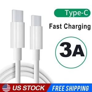 USB-C to USB-C Cable Fast Charger Type C to Type C Charging Cord Rapid Charger - Picture 1 of 13