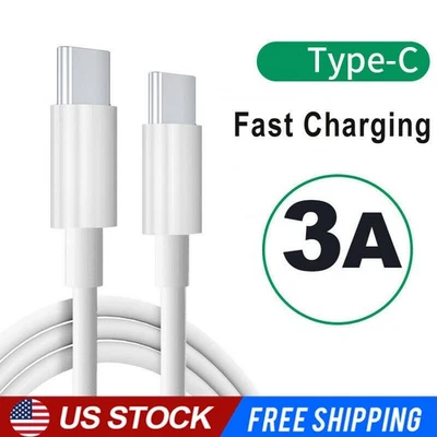 USB-C to USB-C Cable Fast Charger Type C to Type C Charging Cord Rapid Charger - Image 1 of 4